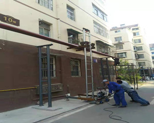 小区集中供暖二次网施工